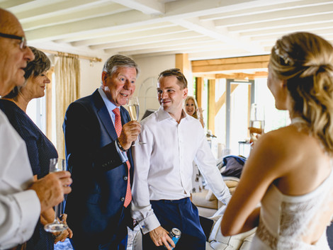 gathering in the sitting room